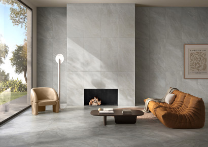 Керемогранит Vitra СлэйтСтоун / SlateStone 60x120 Серый Матовый R10B Ректификат