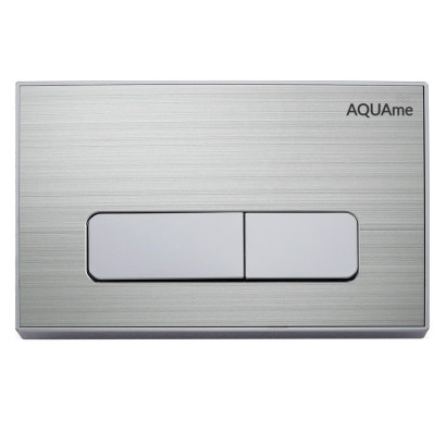 Панель смыва для инсталляции, металл, хром, AQUAme AQM4105CR