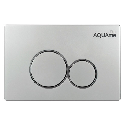 Панель смыва для инсталляции, сатиновый, AQUAme AQM4101S