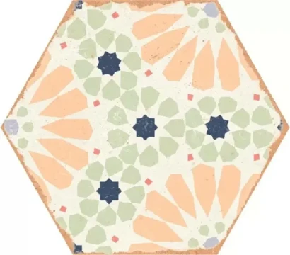 Керамогранит Ennface Kaleidoscope Green 220х250 Matt ENPTR6036MT2225 