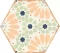 Керамогранит Ennface Kaleidoscope Green 220х250 Matt ENPTR6036MT2225 