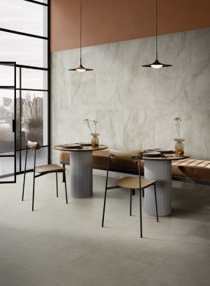 Керамогранит Vitra 60x60 МикроЦемент / MicroCement Светлый Греж Матовый