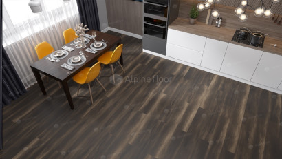 LVT плитка Alpine Floor Easy Line ОРЕХ ТЕМНЫЙ ECO 3-13