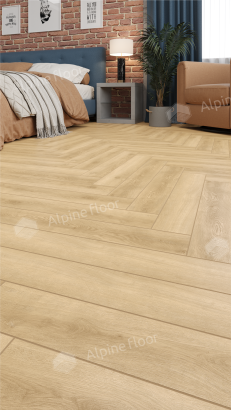 Ламинат Alpine Floor Herringbone Дуб Шампань LF102-5