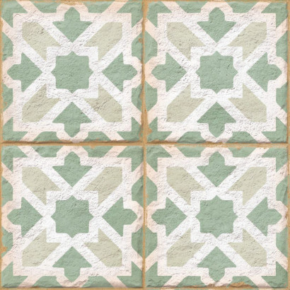 Керамогранит Ennface Morocco Mint 200х200х8 Matt
