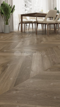 Плитка LVT Alpine Floor Chevron Дуб Насыщенный ECO 20-4