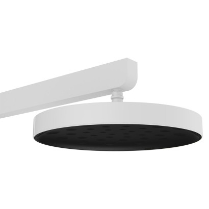 Душевая стойка Vincea Inspire VSFS-3I11 белый, черный, вороненая сталь