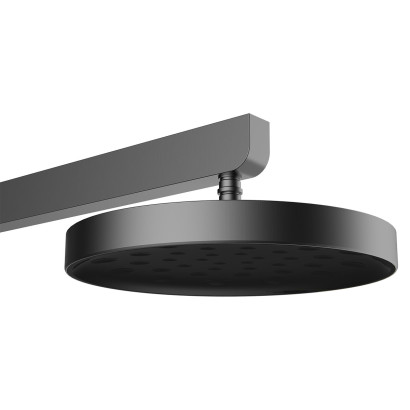 Душевая стойка Vincea Inspire VSFS-3I11 белый, черный, вороненая сталь