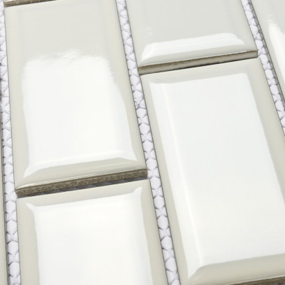 Мозаика из керамогранита Brick White