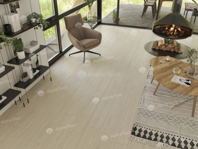LVT плитка Alpine Floor Ultra Дуб Снежный ECO 5-14