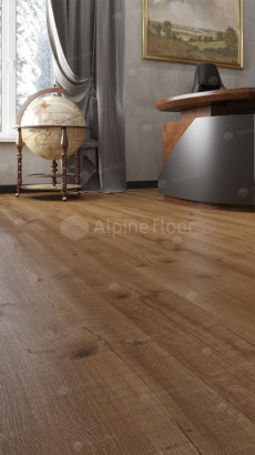SPC ламинат Alpine Floor Real Wood Дуб Royal ECO 2-1