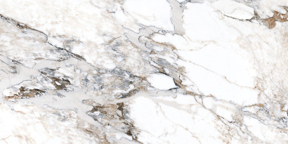Керемогранит Vitra Марбл-Х / Marble-X 60х120 Бреча Капрайа Белый Лаппато R9 Ректификат