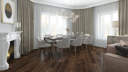 SPC ламинат Alpine Floor Real Wood Дуб Мокка ECO 2-2