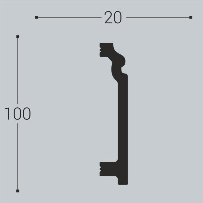 Плинтус Bello Deco П4 100-20
