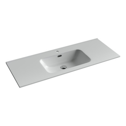 Мебельная раковина накладная Ceramicanova Element, белый 1210х465х180мм CN7006