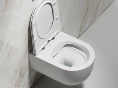 Унитаз подвесной Ceramicanova Modena Rimless CN6063 белый